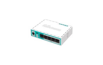 MikroTik RouterBOARD hEX lite RB750r2 - Router - conmutador de 4 puertos